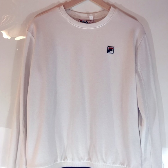 FILA White Crewneck Sweater - Picture 1 of 10